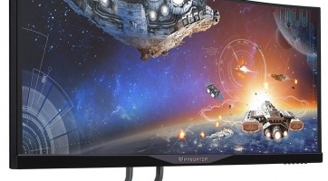 Hajlított gamer monitort jelentett be az Acer