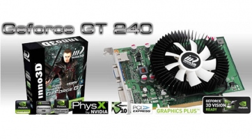 Három új GeForce GT 240 az Inno3D kínálatában