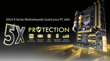 Hat új alaplapot mutatott be az Asus
