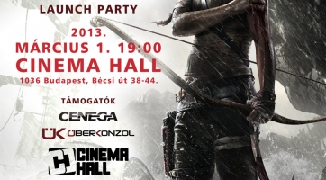 Holnap Tomb Raider launch party!
