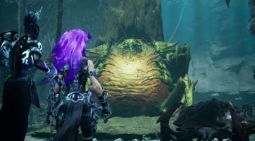 Így néz ki a legjobb grafikai beállításokkal egy boss harc a Darksiders 3-ban