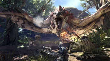 Így reklámozzák a tévében a Monster Hunter World-öt