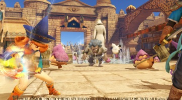 Ilyen egy többjátékos boss harc a Dragon Quest Heroes 2-ben