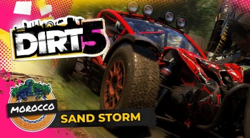 Ilyen lesz egy látványos marokkói homokvihar a DiRT 5-ben