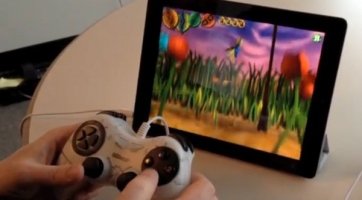Íme a 60beat gamepad-je iOS készülékekhez