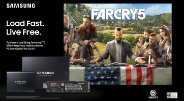Ingyen Far Cry 5 jár néhány Samsung SSD mellé