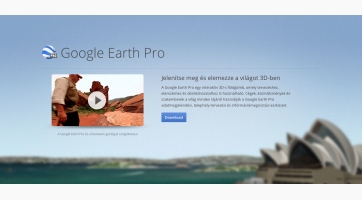 Ingyenes lett a Google Earth Pro