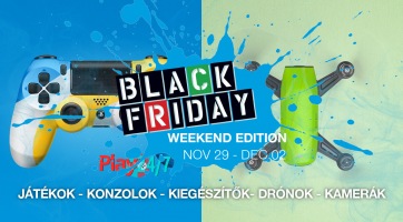 Ismét megérkeztek az év legjobb akciói - játékok, konzolok, drónok óriási Black Friday kedvezménnel!