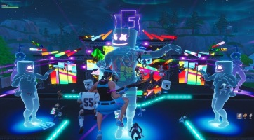 Iszonyat hangulatosra sikeredett Marshmello koncertje a Fortnite-ban