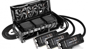 Iszonyatos erővel érkezik a Gigabyte GTX 980 WaterForce Tri-SLI