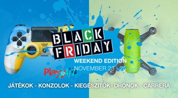 Itt vannak az év legjobb akciói - brutális játék, konzol és drón kedvezmények a Black Friday-en!