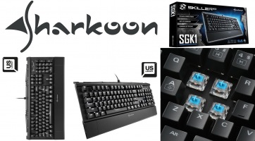 Kailh kapcsolókkal érkezik a Sharkoon új billentyűzete