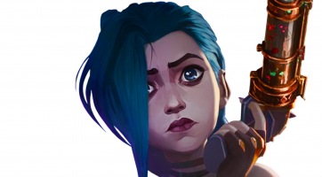 Karakterposztereken az Arcane című League of Legends sorozat