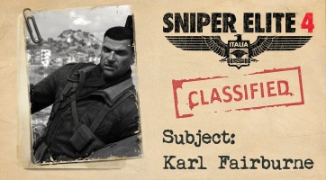 Karl Fairburne mutatkozik meg a Sniper Elite 4 legújabb trailerén
