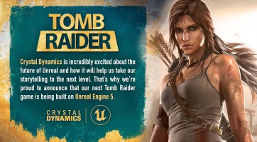 Készül a következő Tomb Raider-játék, ami már Unreal Engine 5-re épül