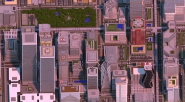 Két évig készült egy óriási város a Minecraft-ben