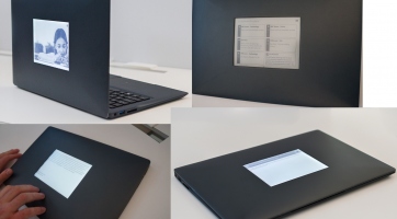 Két kijelzővel szerelt laptopról vizionálnak az Intel emberei