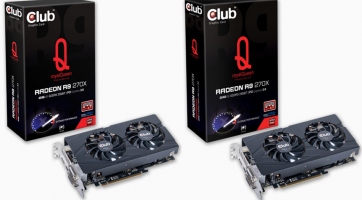 Két új Radeon R9 270X kártyát mutatott be a Club 3D