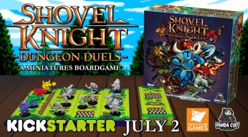 Kickstarteren próbál szerencsét a Shovel Knight: Dungeon Duels társasjáték