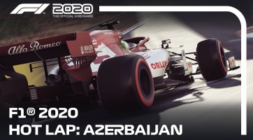 Kifejezetten látványos képsorokat kaptunk a F1 2020 azerbajdzsáni helyszínéről