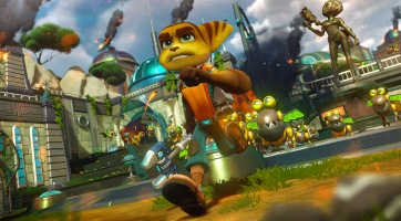 Látványos gameplay felvételeken a Ratchet & Clank