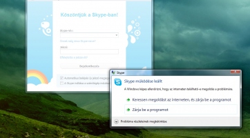 Leállt a Skype!