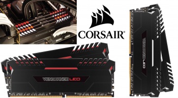 LED világítással érkeznek a Corsair új DDR4-es moduljai