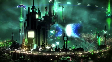 Lokális kooperatív módot kap a Resogun
