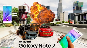 Már a GTA 5-ben is robbannak a Samsung Galaxy Note 7-esek!