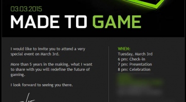 Március 3-án valami különlegeset mutat be az NVIDIA