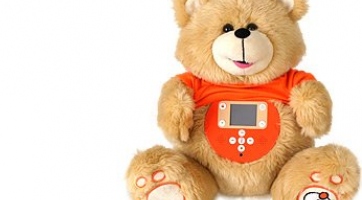 Médialejátszós Teddy maci