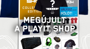 Megújult PlayIT Shop vár mindenkit!