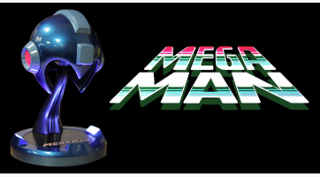 Míg Inafune Mega Man-játékot, a Capcom Mega Man-sisakot készít