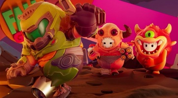 Napokon belül jönnek a Doom tartalmak a Fall Guys-ba
