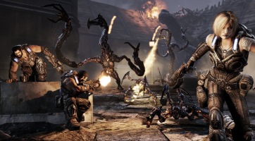 Negyedórányi gameplay a Gears of Wars 4 bétájából