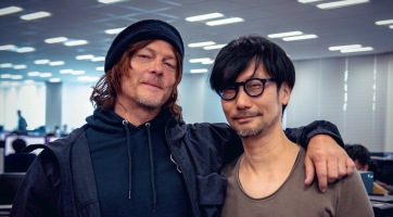 Norman Reedus most először járt a Kojima Productions stúdiójában!