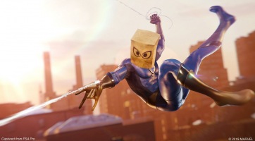 Papír zacskót húzhatunk Pókember fejére a legújabb Spider-Man DLC-ben