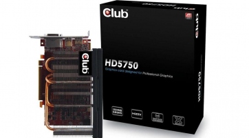 Passzív hűtésű Radeon HD 5750 a Club3D kínálatában