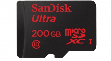 Piacon a SanDisk 200GB-os MicroSD kártyája