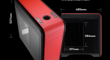 Piros festéssel is elérhető lesz az AeroCool DS-200 Window