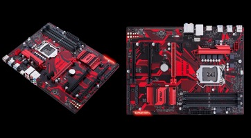 Pirosban tündököl az ASUS új alaplapja