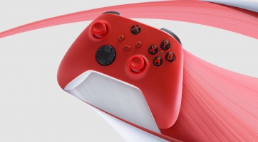 Piros-fehér Xbox kontrollert mutatott be a Microsoft