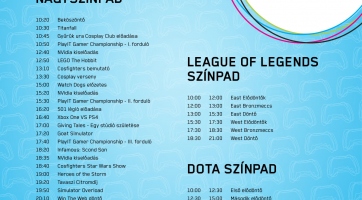 PlayIT: Öt színpad, versenyek, kvíz és bemutatók!