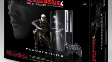 PlayStation 3 Steel Effect MGS 4 Bundle