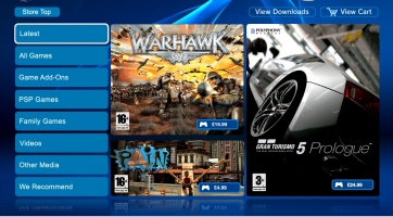 PlayStation Store: A-Z kereső