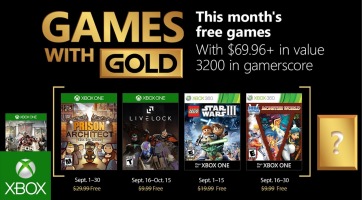 Prison Architect és LEGO Star Wars 3 a Games With Gold szeptemberi ingyenes játékai között