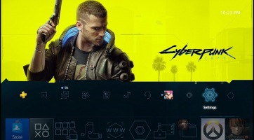 Szuper Cyberpunk 2077 témát telepíthetünk PS4-re