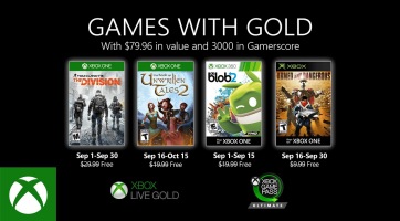 The Division és de Blob 2 a szeptemberi Games With Goldban