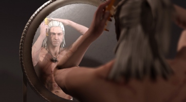 The Witcher 3: akcióban a szőrrendszer