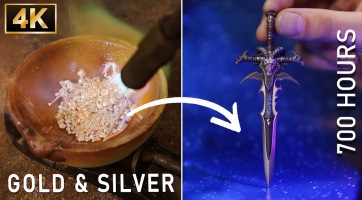 Több mint 700 óráig tartott, de egy ékszerész újraalkotta a Warcraft legendás pengéjét